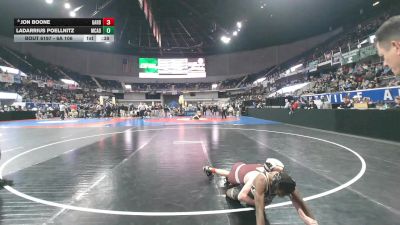 6A 106 lbs Cons. Round 3 - Ladarrius Poellnitz, Mcadory vs Jon Boone, Gardendale Hs