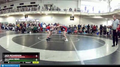 120 lbs Cons. Round 4 - Jack Richardson, Roncalli Wrestling Foundation vs Zacariah Reno, Indiana