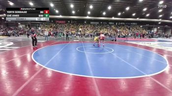 Round 2 - Ché Jones, Magic City Wrestling Club vs Toryn Gonsalez, Sidney Wrestling Club