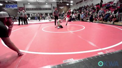 67 lbs Rr Rnd 4 - Lincoln Evans, Hilldale Youth Wrestling Club vs Keb Deppen, Prodigy Wrestling