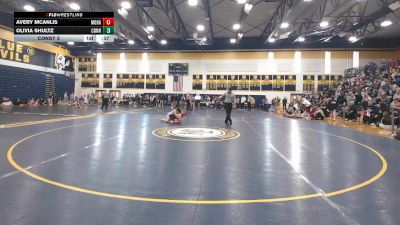 155 lbs Consy 2 - Avery McAnlis, Mohawk vs Olivia Shultz, Connellsville