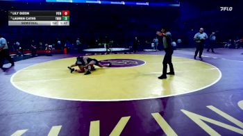 105 lbs Semifinal - Lauren Catiis, Twelve Bridges vs Lily Dizon, Pitman