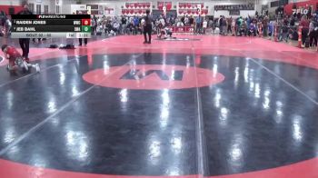 65 lbs Round 4 - Raiden Jones, Warrior Wrestling Club vs Jeb Bahl, Sarbacker Wrestling Academy