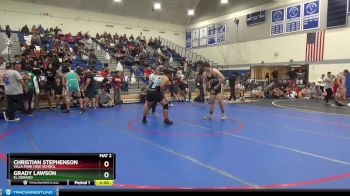 220 lbs Quarterfinal - Grady Lawson, El Dorado vs Christian Stephenson, Villa Park High School