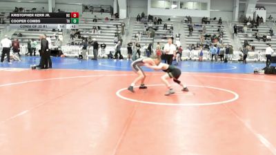 106 lbs Consi Of 32 #1 - Kristopher Kerr Jr., NC vs Cooper Combs, TN