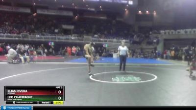 113 lbs Champ. Round 2 - Elias Rivera, Folsom vs Leo Champagne, Grace M Davis