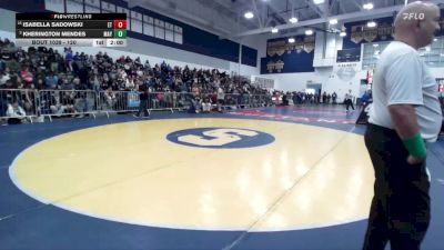120 lbs Champ. Round 1 - Isabella Sadowski, El Toro vs Kherington Mendes, Mayfair
