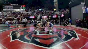 Cons. Round 1 - Wyatt Tinsley, Columbus High School vs Dakota Zeiler, Saint Ignatius / Charlo