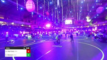 95 lbs Consolation - Achilles Martinez, Grindhouse WC West vs Cyler Beeson, Middleton Wrestling Club