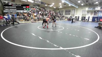 125 lbs Cons. Round 1 - Emily Gonzalez, California (Whittier) vs Keila Maginnis, Woodbridge