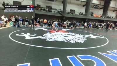 120 lbs Champ. Rd Of 16 - Roman Fonseca, DCWA vs Javier Mendoza, Newberg High School Wrestling