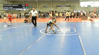 52 lbs Semifinal - Alexander Herndon, Mat Assassins Black - EL vs Isaiah Lopez, POWA - EL