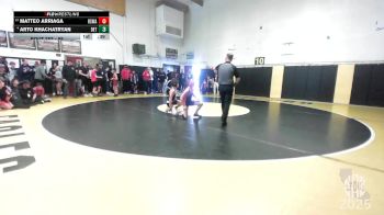 89 lbs Champ. Round 2 - Matteo Arriaga, Red Star Wrestling Academy vs Arto Khachatryan, Dethrone