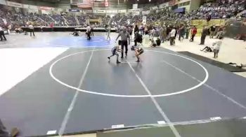 61 lbs Quarterfinal - Apollo Rojas-Crawford, Bear Cave vs Anthony Salgado, Cedaredge Bruins