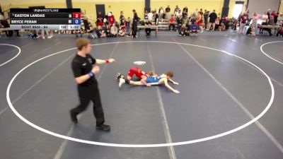 94 lbs 5th Place Match - Easton Landas, IA vs Bryce Feran, WI