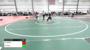 90 lbs Consi Of 16 #2 - Karter Stiffler, AL vs Madden Pack, NC