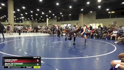 165 lbs 2nd Wrestleback (32 Team) - Lucas Coley, Refinery WC vs Braylon Stewart, BRAWL Black