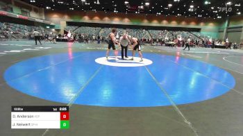 133 lbs Round Of 16 - Dean Anderson, Valiant Prep vs Joshua Neiwert, Cal Poly Humbolt