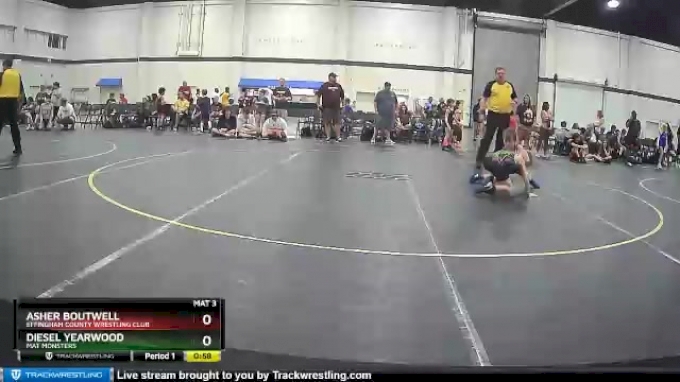 65 lbs Semifinal - Asher Boutwell, Effingham County Wrestling Club vs ...