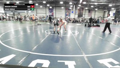 154 lbs Rr Rnd 1 - Mason Cronin, TNWC Black vs Noah Kehle, 84 Athletes