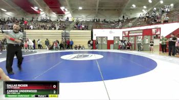 90-99 lbs Cons. Round 3 - Carson Underwood, Red Cobra WA vs Dallas Ricker, South Gibson