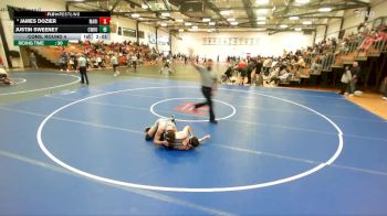 165 lbs Cons. Round 4 - James Dozier, Marian University (IN) vs Justin Sweeney, Case Western Reserve