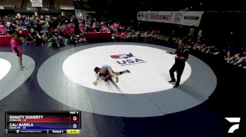 105 lbs Placement Matches (16 Team) - Shanty Doherty, CMWA-FR vs Cali Barela, SAWA-FR