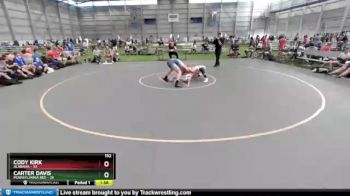 152 lbs Round 1 (8 Team) - Cody Kirk, Alabama vs Carter Davis, Pennsylvania Red