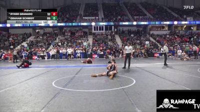 90 lbs Semifinal - Graham Schmidt, Brawlers vs Ryker Granado, Topeka Blue Thunder