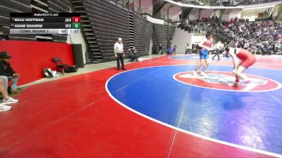 150-5A Cons. Round 3 - Adam Ghanem, Veteran`s vs Beau Hoffman, Jackson County