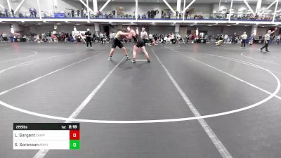 285 lbs Round Of 16 - Landon Sargent, Campbell vs Sam Sorenson, Army-West Point