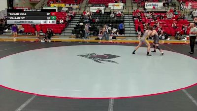 184 lbs Quarterfinal - Logan Cole, Missouri vs Callan Ivy, Quincy