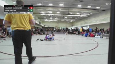 126 lbs Cons. Round 2 - Gavin Phillips, BOULDER CREEK vs Dillinger Harrington, TEAM WILD