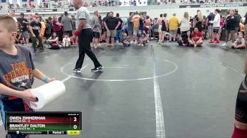 52 lbs Semis & 1st Wrestleback (8 Team) - Brantley Dalton, Cocoa Beach WC vs Owen Zimmerman, Glasgow WA