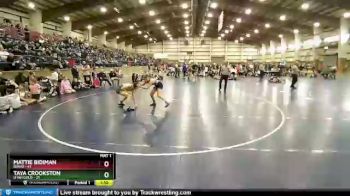 119 lbs Round 4 (6 Team) - Taya Crookston, Utah Gold vs Mattie Bidiman, Idaho