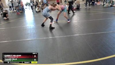 110 lbs Round 4 (6 Team) - Tanner Mills, Dundee WC vs Garrett Milligan, Ninja Killer Black