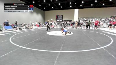 138 lbs Cons. Round 2 - Korbin Ingram, OK vs Ryker Lund, TX