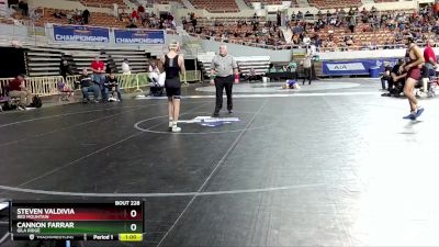 D1-106 lbs Cons. Round 2 - Steven Valdivia, Red Mountain vs Cannon Farrar, Gila Ridge