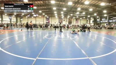 132 lbs Round Of 32 - Teag Saito, NJ vs Benjamin Marascio, AR