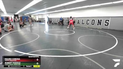 285 lbs Quarterfinal - Robert Madole, Yucca Valley Wrestling vs Mauro Corona, Temple Wrestling