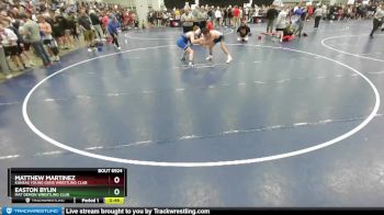 120 lbs Cons. Round 5 - Easton Bylin, Mat Demon Wrestling Club vs Matthew Martinez, Kansas Young Guns Wrestling Club