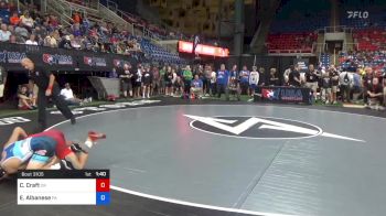 94 lbs 5th Place - Cason Craft, Oklahoma vs Emilio Albanese, Pennsylvania