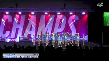 University Cheer Force - Lightning [2025 L4 - U16 Day 2] 2025 CHAMPS Grand Nationals