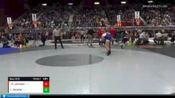 4A-120 lbs Quarterfinal - Kael Johnson, Natrona County vs Lance Streifel, Thunder Basin High School