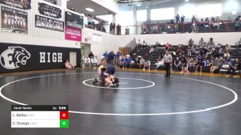 160 lbs Consolation - Luke Bailey, Eastern Lebanon County vs Caden Droege, Lancaster Catholic