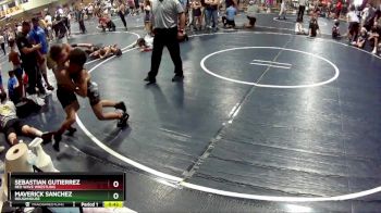 75 lbs Cons. Semi - Maverick Sanchez, Roughhouse vs Sebastian Gutierrez, Red Wave Wrestling