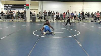 90 lbs Round Of 64 - Chase Gilbert, VA vs Luke Pipito, IN