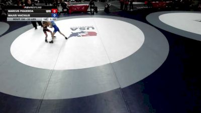 53 lbs Semis - Marcus Figueroa, Vasky Bros\Pitman Wrestling Club vs Majus Vaiciulis