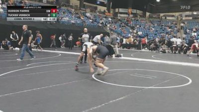 149 lbs Cons. Round 3 - Tucker Verbick, High School vs Hudson Farris, Cowley College