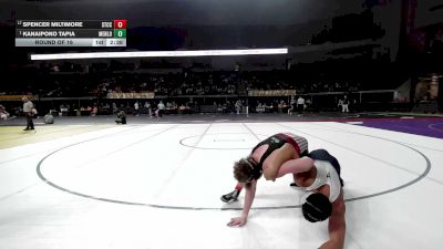 165 lbs Round Of 16 - Spencer Miltimore, Springfield Technical CC vs Kanaipono Tapia, Menlo College (NCAA)